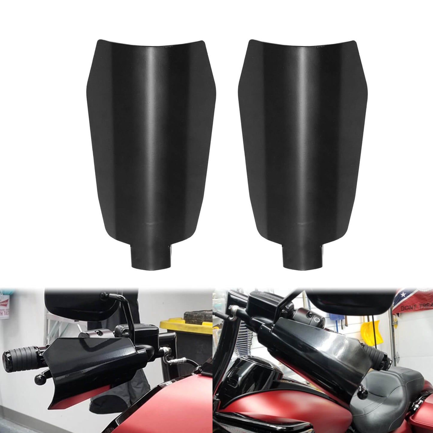 Motorcycle Matte Black Hand Guards Fit For Harley Touring Street Glide Bagge | HCmotorku