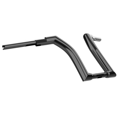 16" Rise 2" Drag Bar Handlebars Z-Bars Black Fit For Harley Road King 2014-2023 | HCmotorku