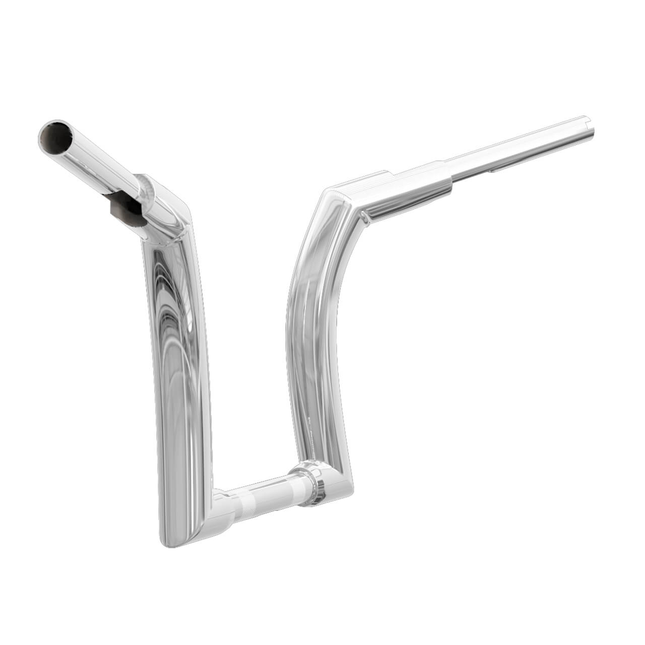 12" Handlebar Z Bar 1.25" Chrome Fit For Harley Touring Road King Glide 2014-2023 | HCmotorku