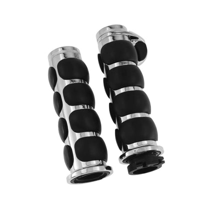 1" Handle Bar Hand Grips For Harley Touring Glide Dyna Softail | HCmotorku