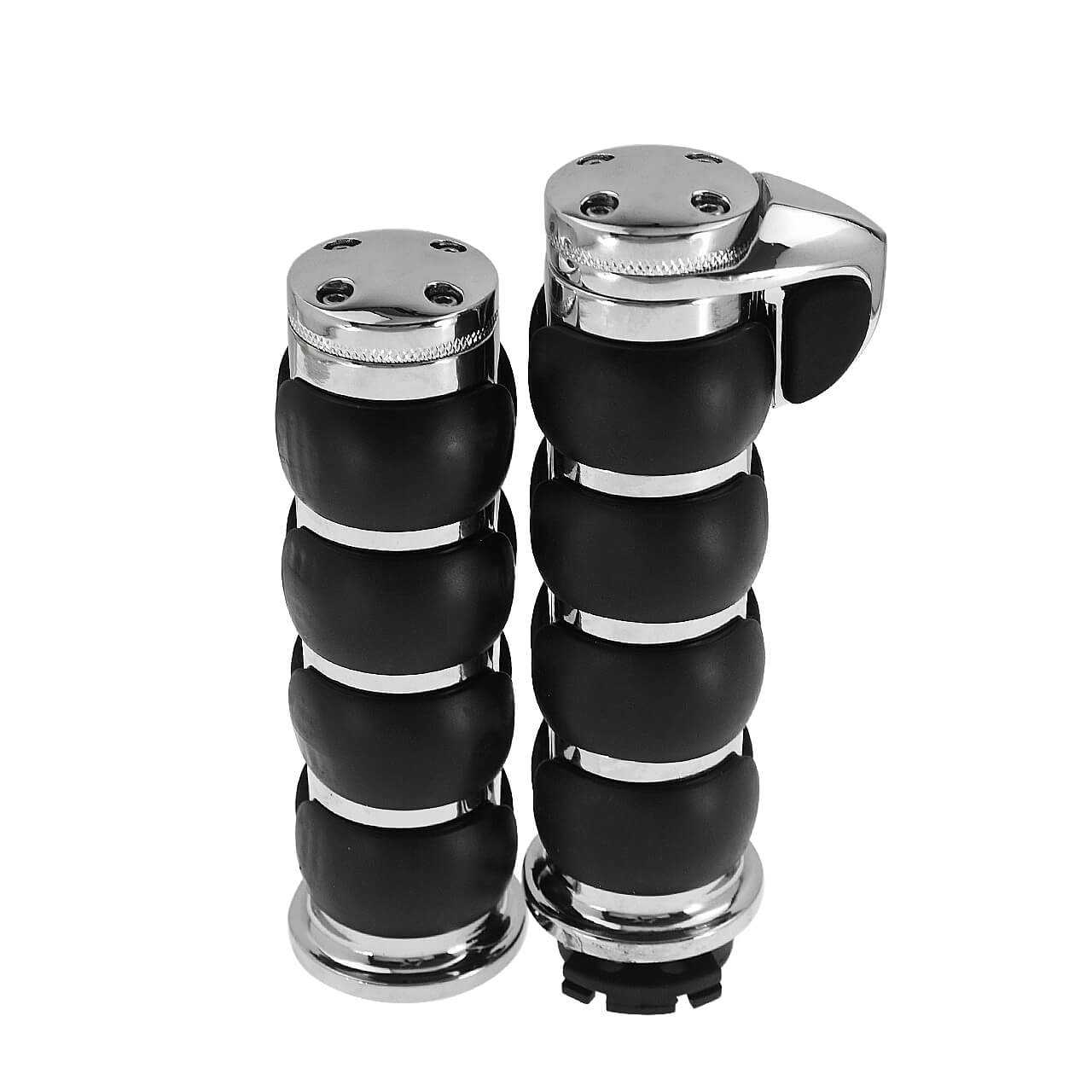 1" Handle Bar Hand Grips For Harley Touring Glide Dyna Softail | HCmotorku