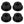 Black Handlebar Riser Bushing Fit For Harley Dyna Fat Bob Low Rider 1973-2017 | HCmotorku