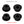 Black Handlebar Riser Bushing Fit For Harley Dyna Fat Bob Low Rider 1973-2017 | HCmotorku