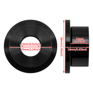 Black Handlebar Riser Bushing Fit For Harley Dyna Fat Bob Low Rider 1973-2017 | HCmotorku