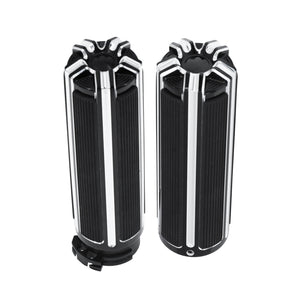 Pair 1" Motorcycle Handlebar Hand Grips Fit For Harley Dyna Touring Softail | HCmotorku