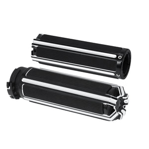 Pair 1" Motorcycle Handlebar Hand Grips Fit For Harley Dyna Touring Softail | HCmotorku
