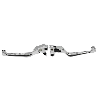 Skull Hand Control Clutch Brake Levers Fit Harley Models | HCmotorku