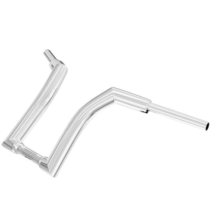 1.25" 33mm Handlebar 12" Rise Fat Drag Bar Ape Hanger Chrome Fit For Harley Dyna | HCmotorku