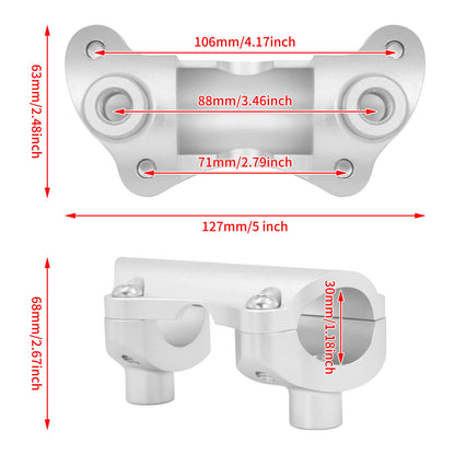 2IN. Handlebar Riser for Harley Touring | HCmotorku