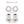 Handlebar Riser Bushings Kit Chrome Fit For Harley Touring 1983-Up Softail 2018-Up | HCmotorku