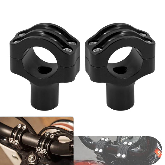 Motorcycle Handlebar Riser Clamp 1.25" 32MM Fit Harley | HCmotorku