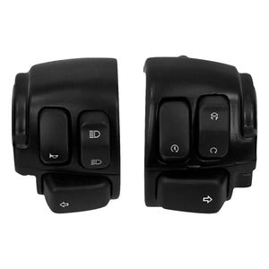 25MM Handlebar Control Switches Wiring Harness Black Fit For Harley Sportster | HCmotorku