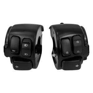 25MM Handlebar Control Switches Wiring Harness Black Fit For Harley Sportster | HCmotorku