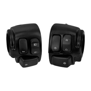 25MM Handlebar Control Switches Wiring Harness Black Fit For Harley Sportster | HCmotorku