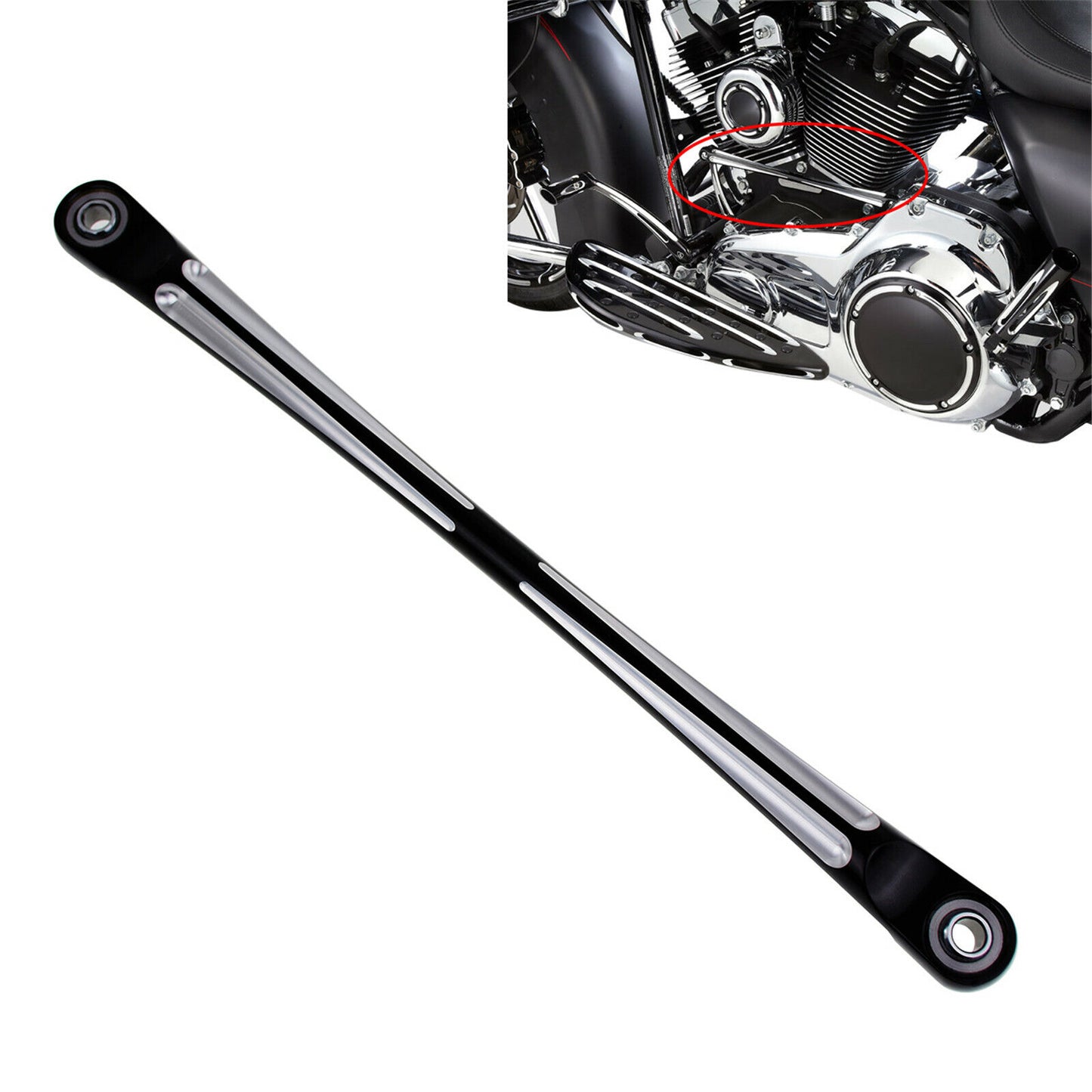 Front Rear Floorboards Shift Lever Linkage Brake Arm Kit Fit Harley Touring 2014-later | HCmotorku