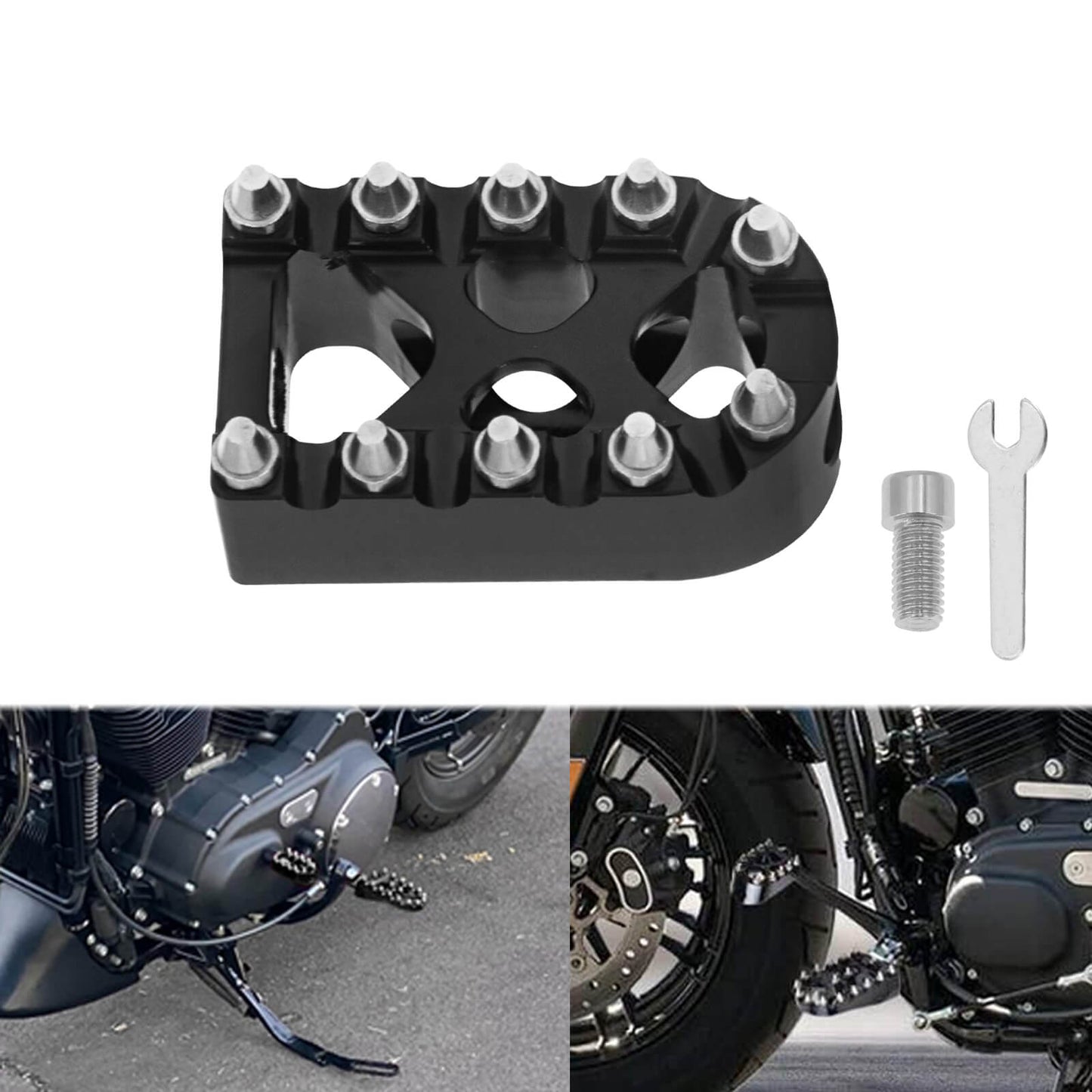 Gear Shifter Peg Brake Pegs MX Style Foot Pedal Fit For Harley | HCmotorku