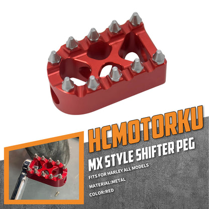 Gear Shifter Peg Brake Pegs MX Style Foot Pedal Fit For Harley | HCmotorku