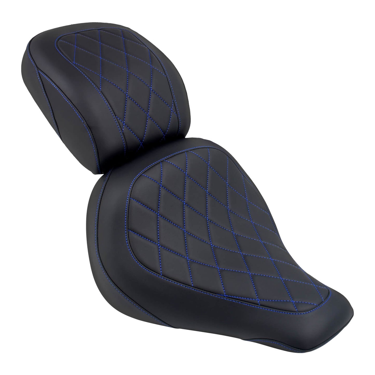Driver & Passenger Seats For Harley Breakout 2023-2024 Fat Boy 2018-2024 Blue Diamond | HCmotorku