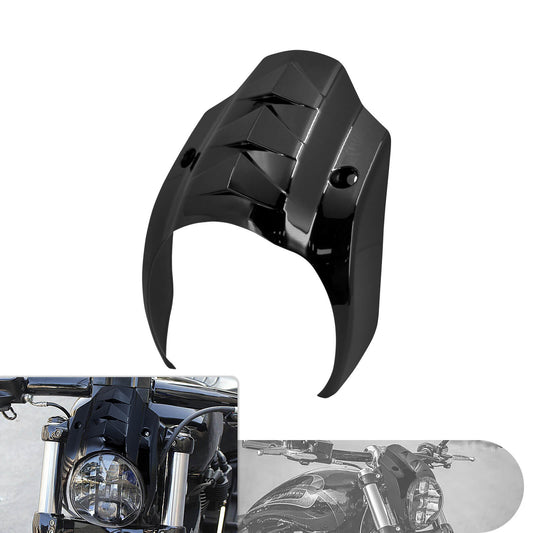 Headlight Fairing Gloss Black Fit For Harley Softail Breakout FXBRS 2018-2022 | HCmotorku