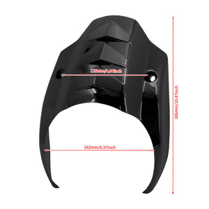 Headlight Fairing Gloss Black Fit For Harley Softail Breakout FXBRS 2018-2022 | HCmotorku