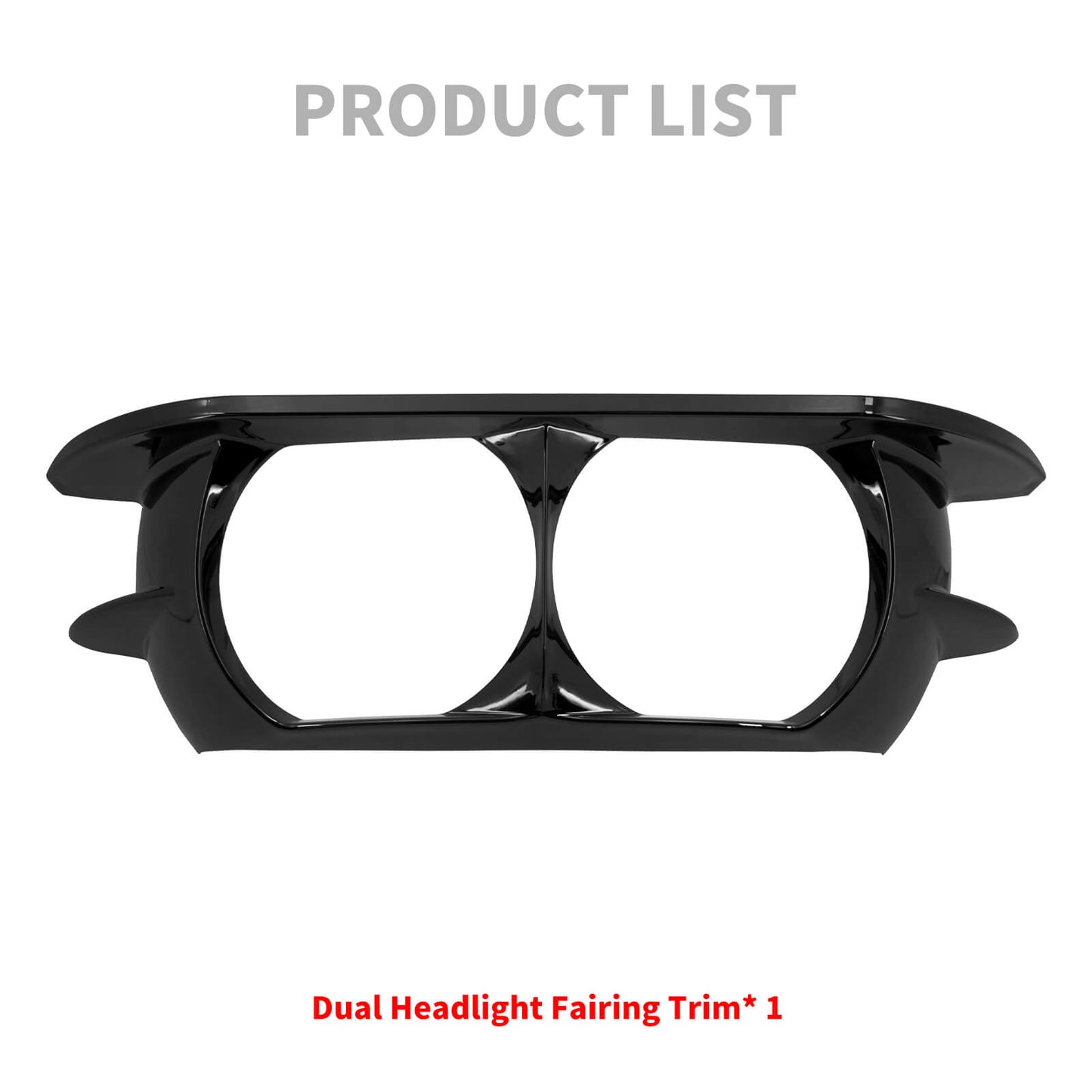 Front Headlamp Headlight Trim Cover For Harley Road Glide FLTRX CVO 2015-2023 | HCmotorku