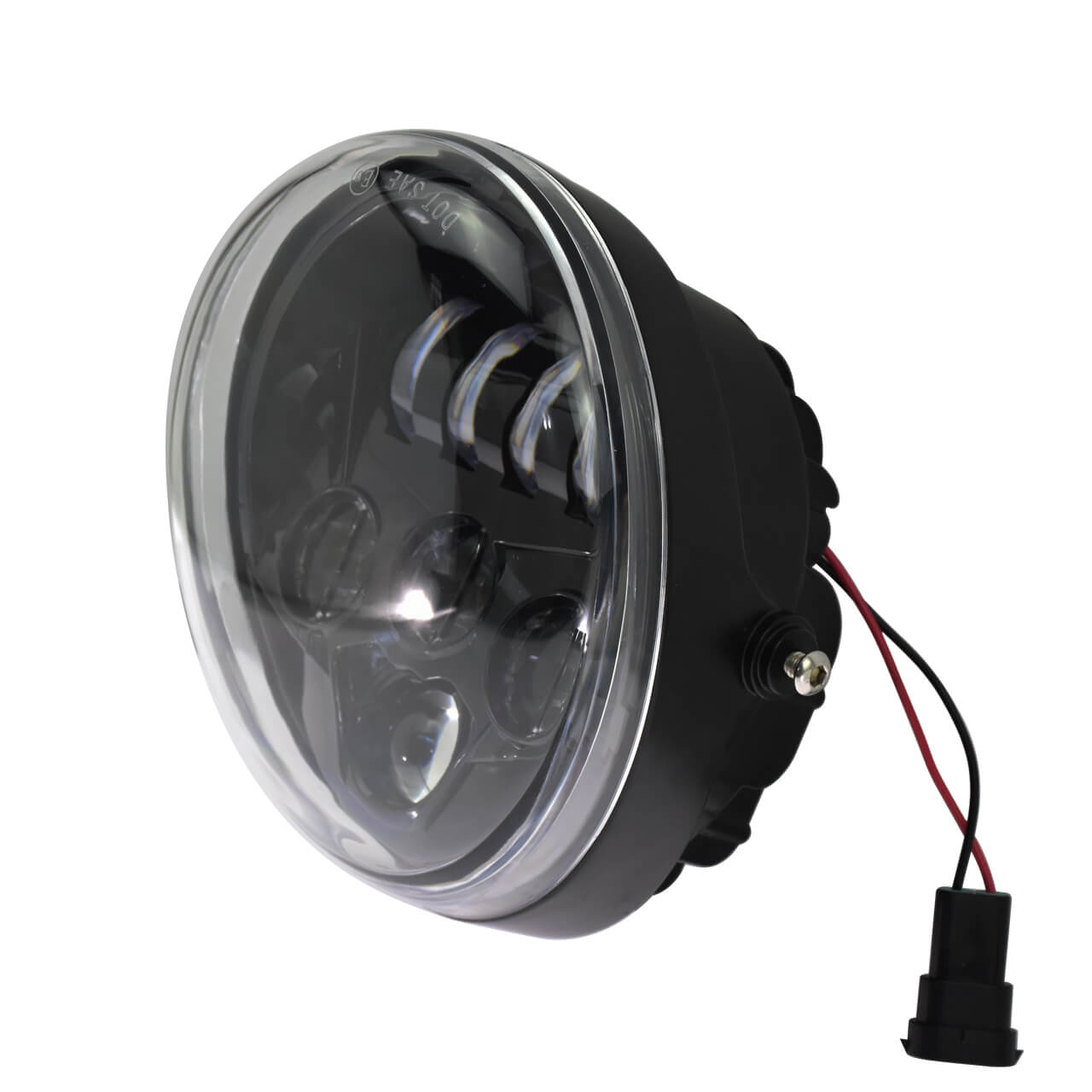 Motorcycle LED Headlamp High Low Beam Fit for Harley | HCmotorku