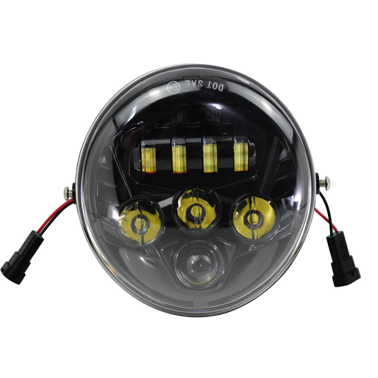 Motorcycle LED Headlamp High Low Beam Fit for Harley | HCmotorku