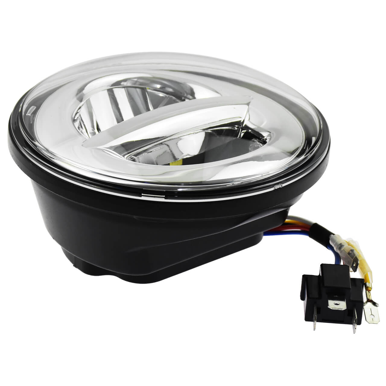 Waterproof 5.75" LED Projector Headlight | HCmotorku