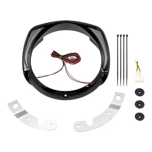 7" LED Headlight Trim Cover For Harley 2014-2024 | HCmotorku