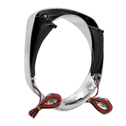 7" LED Headlight Trim Cover For Harley 2014-up| HCmotorku