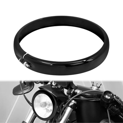 5.75" Headlight Trim Ring Fit Harley Dyna Sportster Softail | HCmotorku