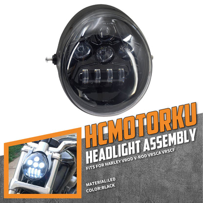 Headlight Assembly Head Lamp Protector LED Fit For Harley V-Rod | HCmotorku