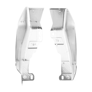 Mid-Frame Heat Deflectors Chrome Shields For Harley Touring 2014-2023 | HCmotorku