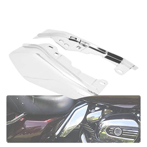 Mid-Frame Heat Deflectors Chrome Shields For Harley Touring 2014-2023 | HCmotorku