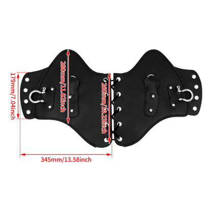 Motorcycle Heat Saddle Shield PU Leather Deflector Fit For Harley Bikes Honda | HCmotorku