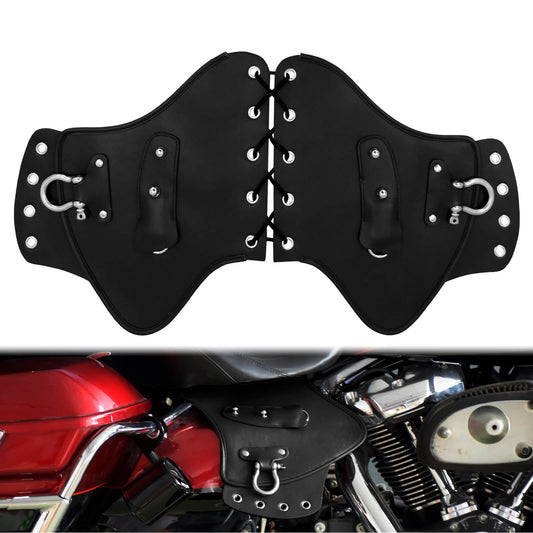 Motorcycle Heat Saddle Shield PU Leather Deflector Fit For Harley Bikes Honda | HCmotorku