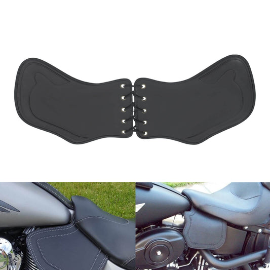 Motorcycle Heat Saddle Shield Deflectors Engine Heating Insulation Cushion Black | HCmotorku