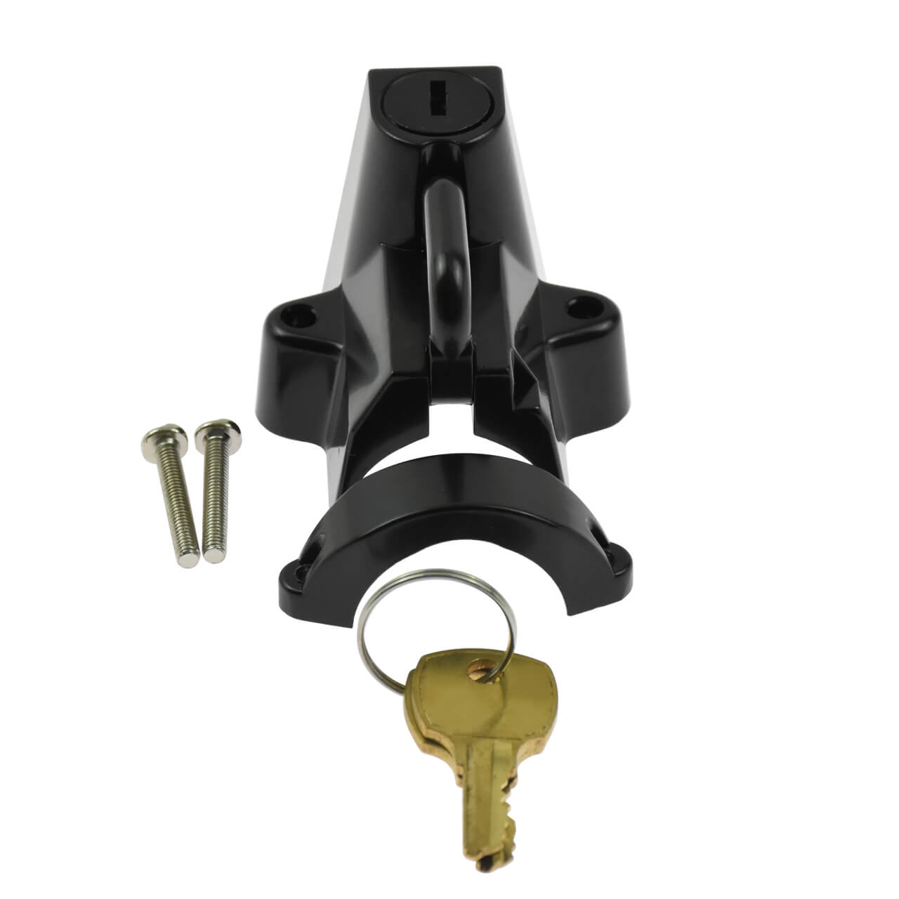 0.875" to 1.25" 25-32mm Motorcycle Tube Helmet Lock 2 Keys Fit For Harley Black | HCmotorku