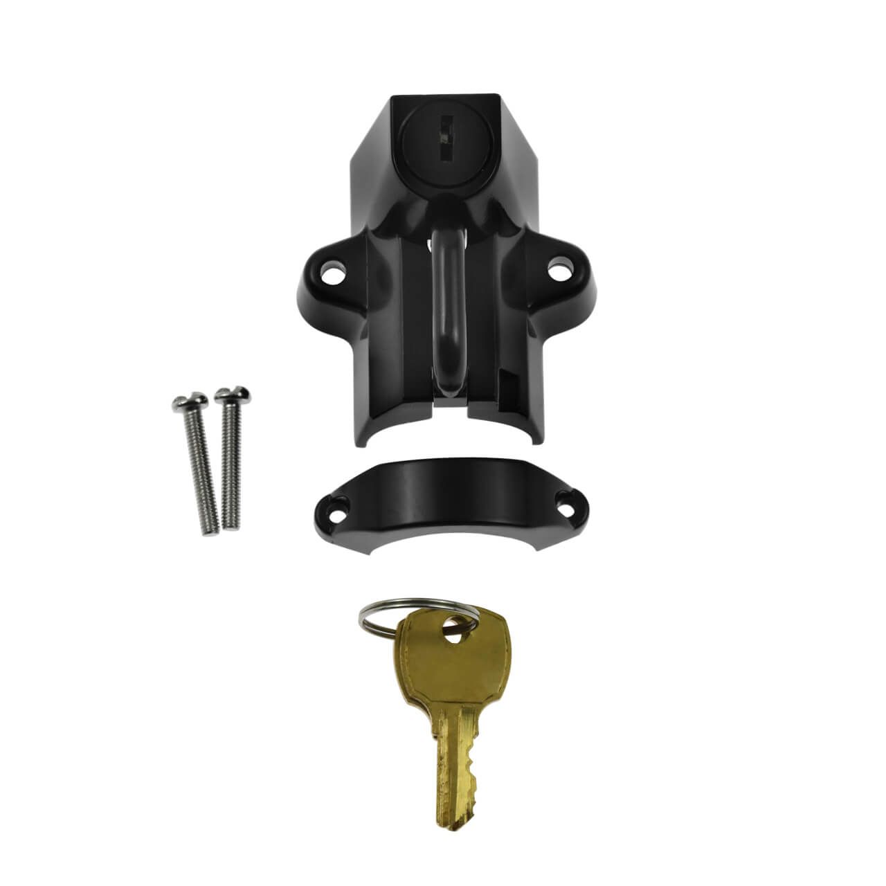 0.875" to 1.25" 25-32mm Motorcycle Tube Helmet Lock 2 Keys Fit For Harley Black | HCmotorku