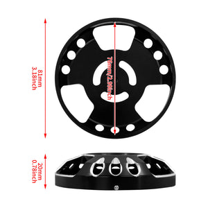CNC Cut Front Horn Cover Speaker Cap Fit For Harley Sportster XL 883 1996-2022 | HCmotorku