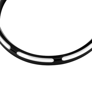 4x CNC Black Burst Instrument Gauge Bezel Board for Harley Electra Glide 2014-2025 | HCmotorku