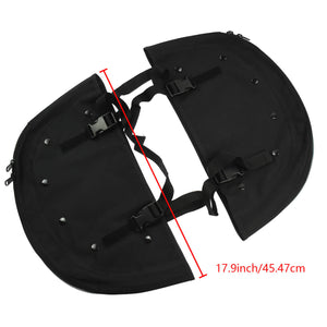 Soft Lowers Chaps Leg Warmer Fit For Harley Softail Slim FLS Fat Boy Deluxe | HCmotorku