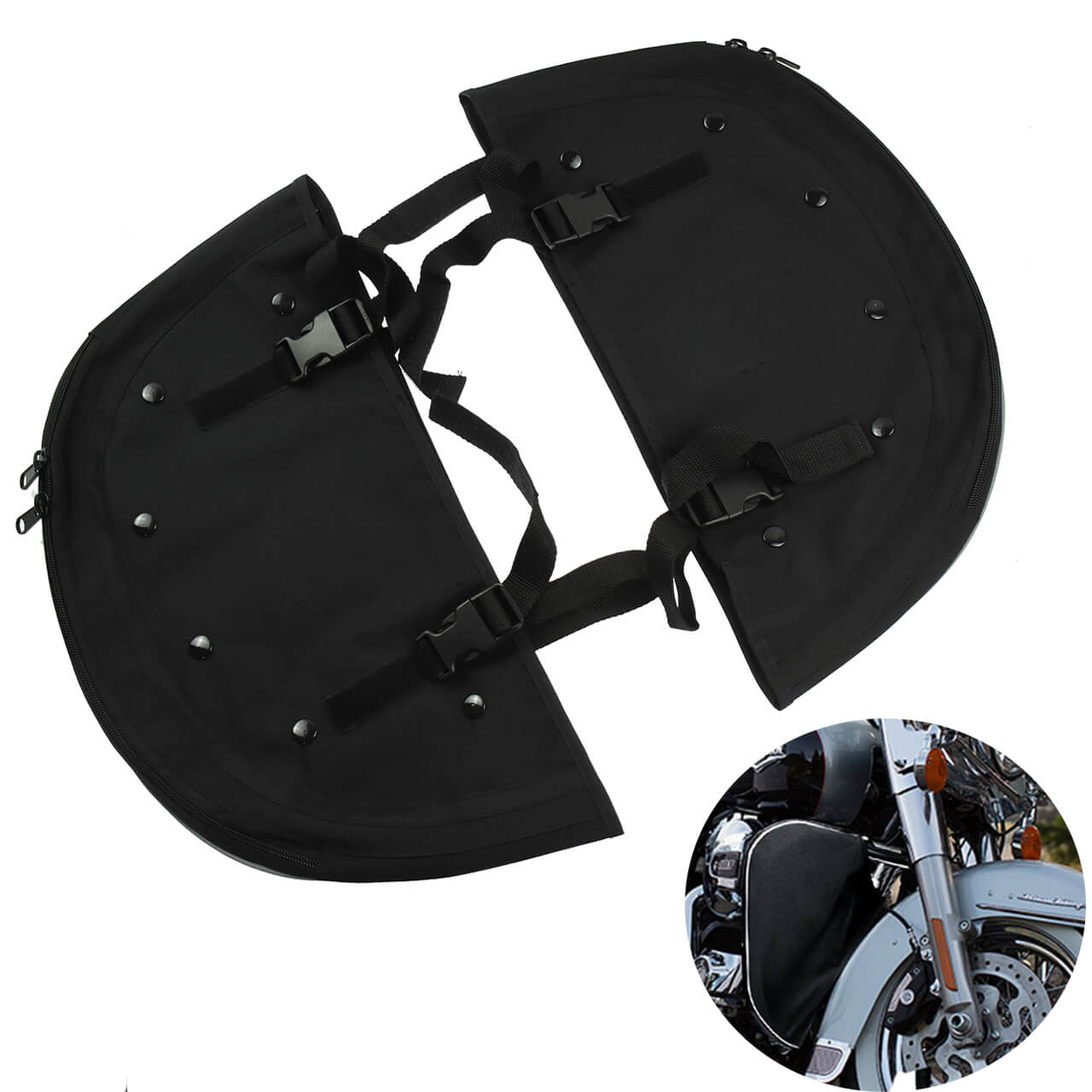 Soft Lowers Chaps Leg Warmer Fit For Harley Softail Slim FLS Fat Boy Deluxe | HCmotorku