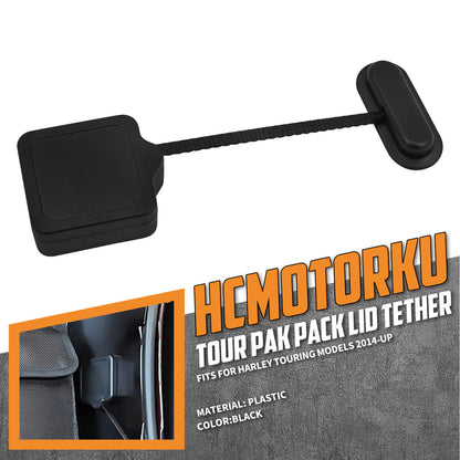 Tour Pack Lid Tether Black Fit For Harley Touring Road Glide Street Glide 2014-2020 | HCmotorku