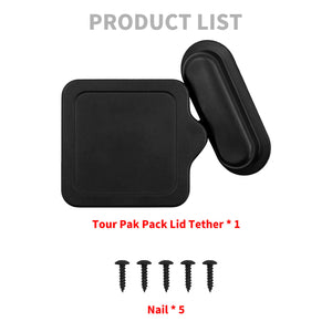 Tour Pack Lid Tether Black Fit Harley Touring Road Glide Street Glide 2014-2020 | HCmotorku