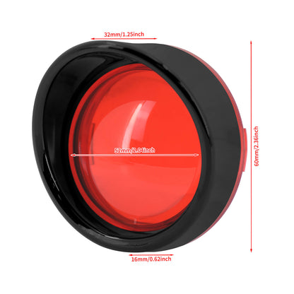 Visor Style Turn Signals Lens Cover for Harley | HCmotorku