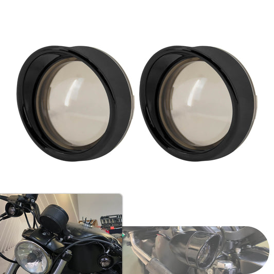 Visor Style Turn Signals Lens Cover for Harley | HCmotorku