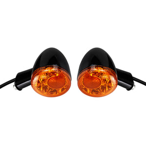 Rear Black LED Turn Signals Lights Bracket Fit For Harley Sportster XL 1992-UP | HCmotorku