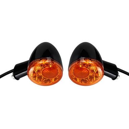 Rear Black LED Turn Signals Lights Bracket Fit For Harley Sportster XL 1992-UP | HCmotorku