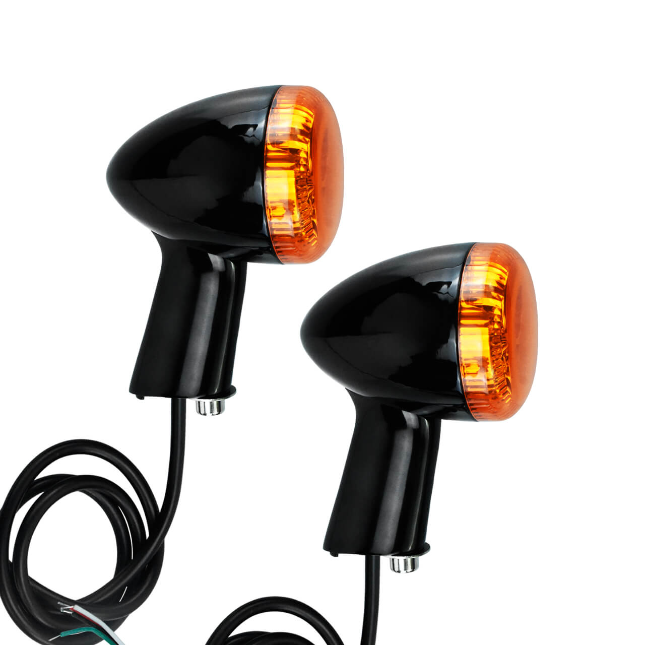 Rear Black LED Turn Signals Lights Bracket Fit For Harley Sportster XL 1992-UP | HCmotorku